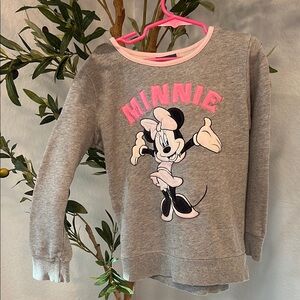 Disney Minnie Mouse Gray Sweatshirt for Kids
